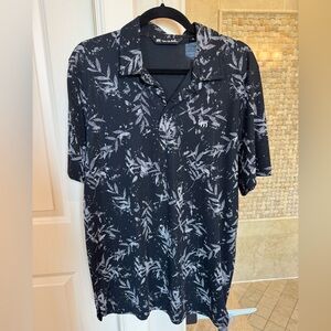 Travis Mathew Black Leaf Polo
